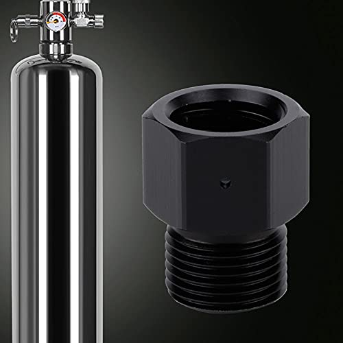 Zerodis Conversor adaptador regulador de tanque de CO2 para barril de cerveja de aquário com rosca f
