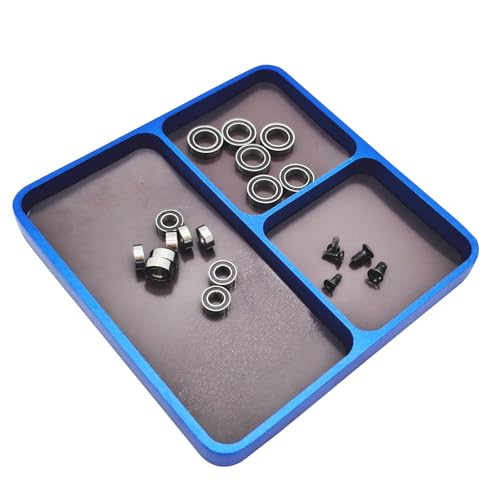 Outils de fixation RC toujours sous la main avec ce plateau bleu magnétique