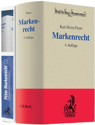 Markenrecht: Kommentar zum Markengesetz, zur Pariser Verbandsübereinkunft und zum Madrider Markenab Markenrecht: Kommentar zum Markengesetz, zur Pariser Verbandsübereinkunft und zum Madrider Markenab