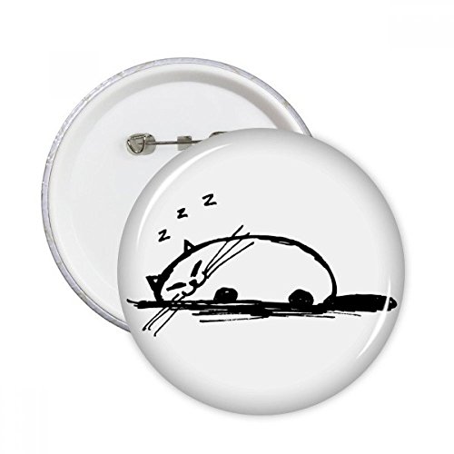 Bouton Badge Chat Curly lourd sourire idée cadeau