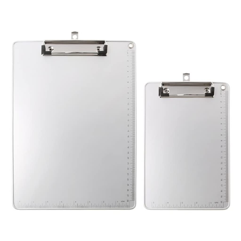 JFDBGU Portatile A4 / A5. Tavola da Clip da Clip in Lega di Alluminio File Antiscivolo Hardboard Supporto Carta da Ufficio for la Scuola di Ufficio Forniture di cancelleria(A5)