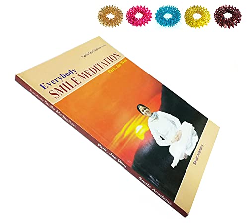 Everybody Smile Meditation Book by Prof. Park Jae Woo - Smile Academy + Free 5 Sujok Rings