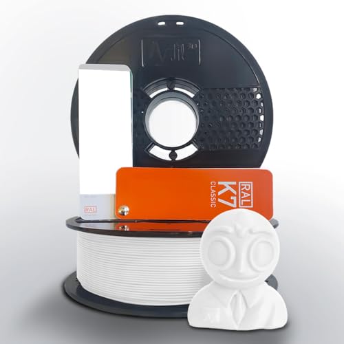 Image of NFIL3D Premium High Strength PLA+ Snow White 3D Printer Filament | Dimensional Accuracy + /- 0.015mm |1.75mm | Easy to Print, No Clogging, Smooth Finish, Tangle-Free |Compatible with All 3D Printers
