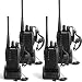 Greaval Rechargeable Walkie Talkies 4 Pack Long Range 2 Way Radio Handheld 16-CH Two Way Radios (Pack of 4)