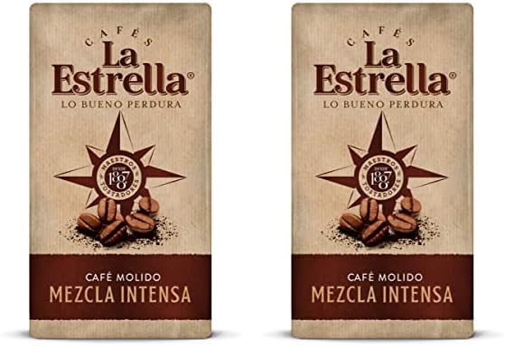 La Estrella Café Molido Mezcla Intensa 250g (Paquete de 2)