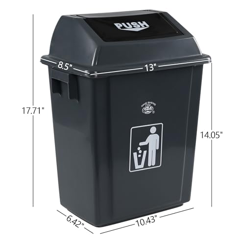 Canecas de basura paquetede 4 unidades 20 litros plástico miniatura 2
