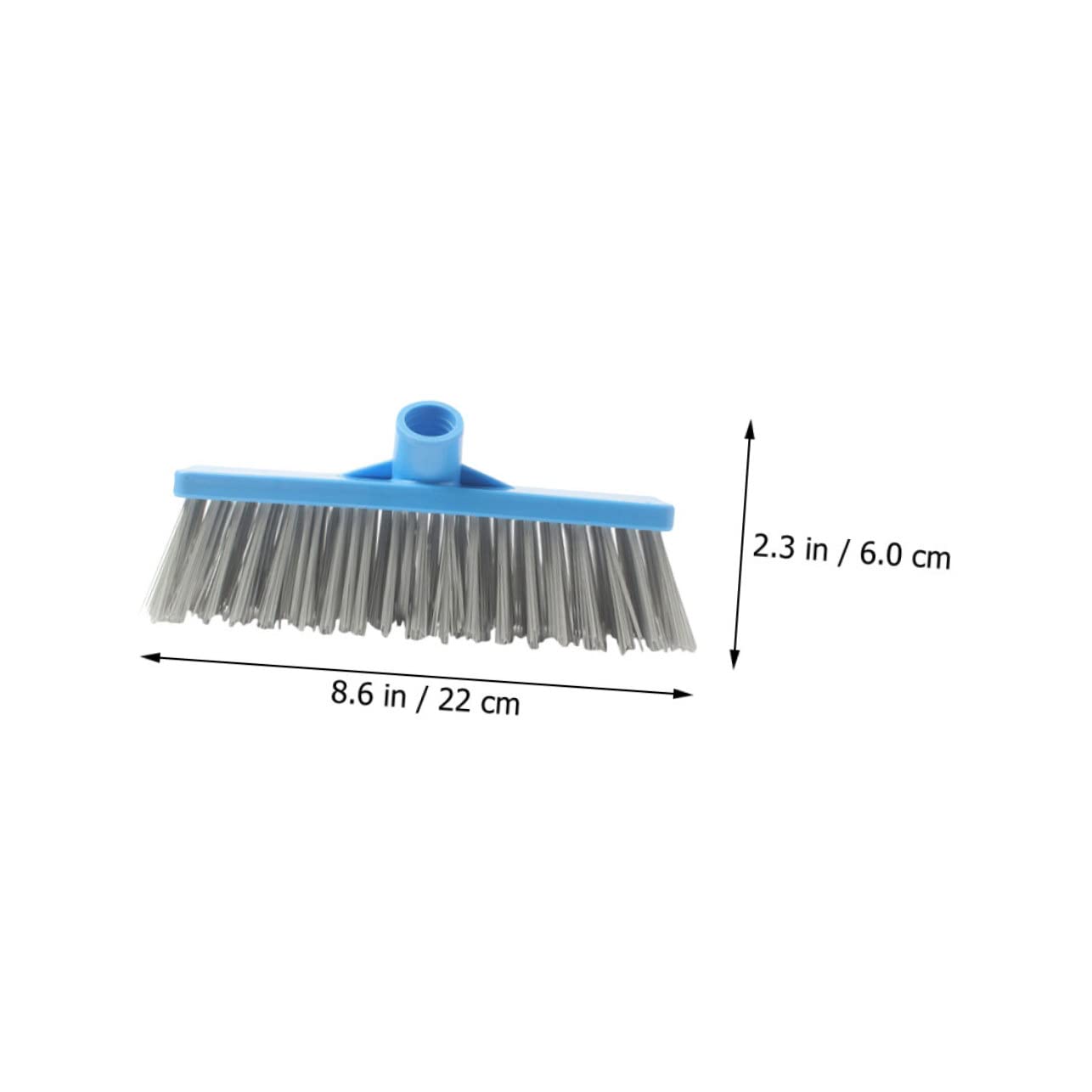 Didiseaon 1Pc Multi Purpose Scrub Brush Head for Home Broom Durable Hard Bristle Replacement Accessory for Cleaning Walls Kitchens and Bathrooms