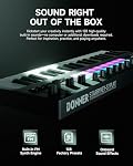 Donner STARRYKEY-37 PLAY MIDI Keyboard Controller, 37 Key Portable MIDI Controller with 128 Build-in Voices, 16 Drum Pads, Arpeggio, Sequencer, USB Wireless Connection, 4 DAW Software, 40 Courses