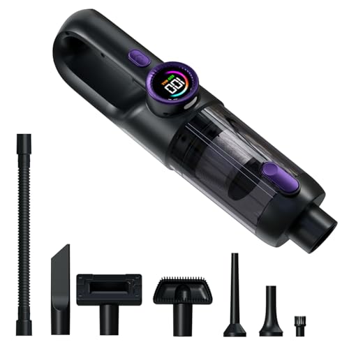 Image of Portronics MopCop Prime, 2-in-1 Cordless Handheld HEPA Vacuum Cleaner & Air Blower, 17000Pa Powerful Suction, 70000 RPM Brushless Motor, Type-C Rechargeable, Car & Home Cleaning Kit with Attachments