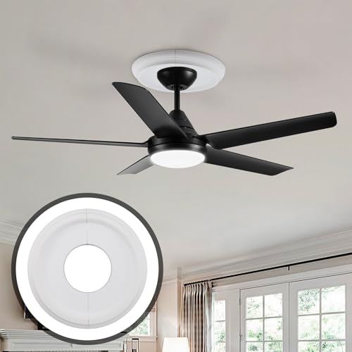 Image of Woogim 2PCS White Split Ceiling Medallion 9.84 inch Diameter