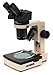 Swift Optical SM95-SM90CL Advanced Modular Stereo Microscope, Wide-Field 10X/23mm Eyepiece, 1X and 3X Objective, 3W LED Illuminator Light Source, 1X and 3X Magnification