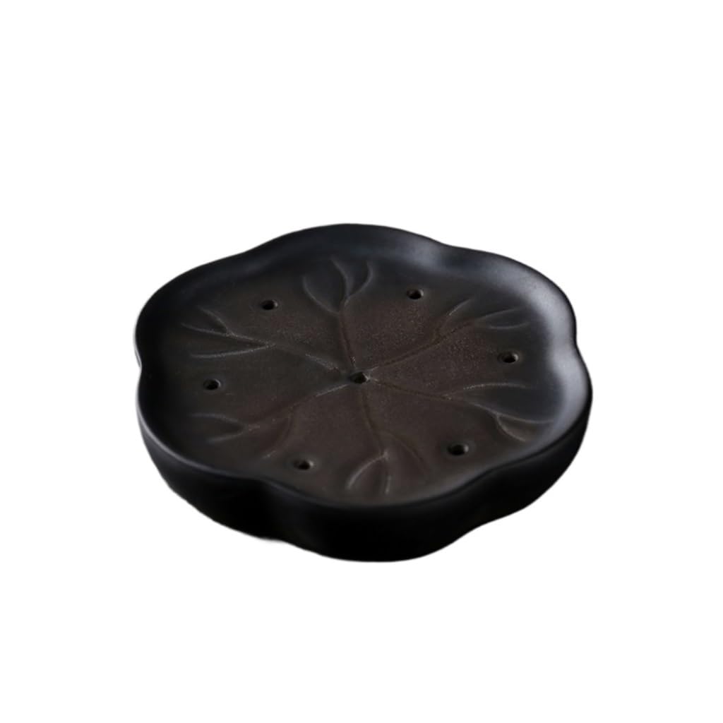 GTHTUHFD Kung Fu Tea Tray Ceramic Drain Tea Tray Household Tea Tray Living Room Decoration Tea Tray Suitable For Coffee Shop Tea Room Tea Room Tray,A