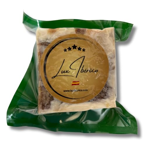 LUX IBÉRICO | Panceta Curada Ibérica de Cebo de Campo (0,5-0,6Kg) | Panceta Salada Extremeña | Envasada al Vacío | Cerdos Criados en Libertad