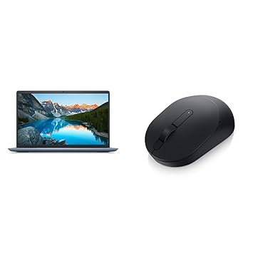 Dell 15 Insp 3511 i5-1135G7 Laptop, 8GB, 256GB SSD, Win 10 + MSO, Integrated Graphics, FHD Display, Carbon Color + Dell W/L Mouse MS3320W Black, 2.4 GHz RF W/L or BT 5.0, 1600 dpi, 3 Buttons, Multi-OS