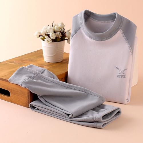 Kids Boys Girls Soft Flannel 𝗣ajamas Long Sleeve 𝐏js Winter Underwear Bottom Thermal Outfit Color Block 𝗣ajama Pant2