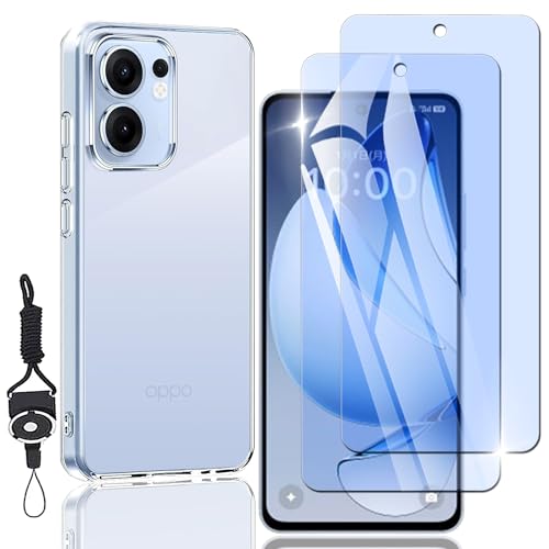 Nutmeg�y2+1���Z�b�g�zOPPO Reno13A �K���X�t�B���� �u���[���C�g�J�b�g + �P�[�X�y���{���Ɏq�f�ލ̗p�zOPPO Reno13A �ی�t�B�����i2���j+�ی�J�o�[�i1���j�����ی�\�t�g �V���R���P�[�X+ �g�уX�g���b�v �t�� �ڂ̔���