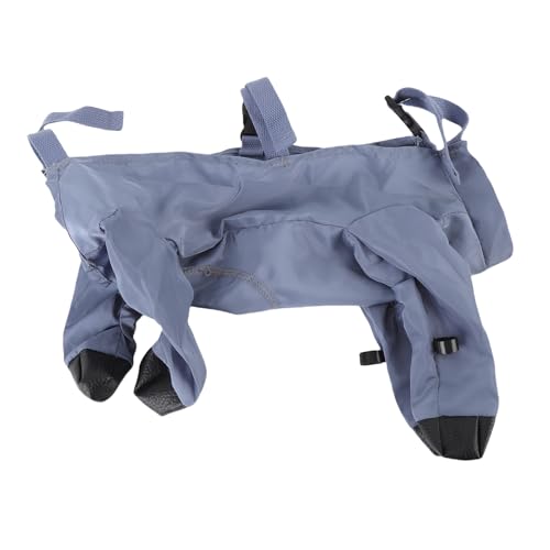 Dog Rainproof Pants Memory Fabric Breathable Paws Rain Boots for Outdoor Walking (L)