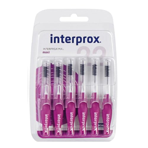 Interprox 4868623 'S Reinigung der Zahnzwischenräume Pinsel, Blister – 6, Violett