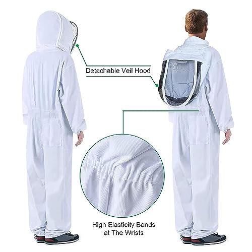 Tonahutu JH210528 Professional Beekeeping Suit Outfit Apiarist Full Body Suit Beekeeping Jacket thumb #2