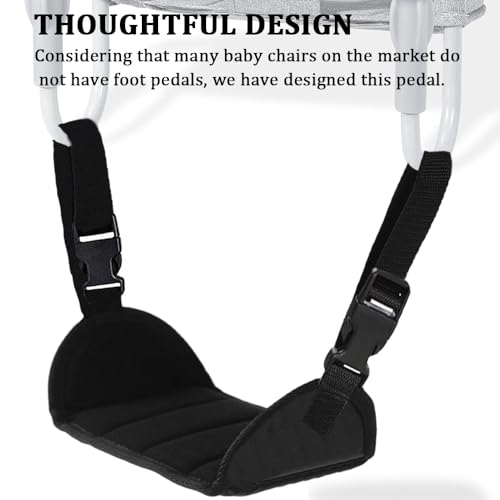 Image of Baby Footrest, Adjustable Baby Highchairs Pedal Baby Clip-On Table Chair Toddler Footrest for Hook-On Table Chair Footrest Compatible with Inglesina Fast Table Chair