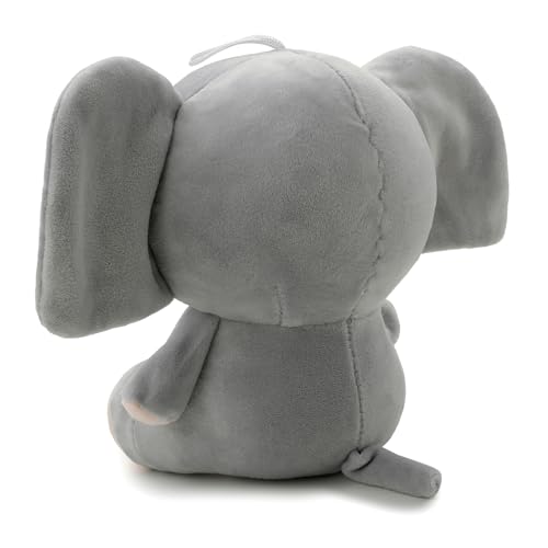 Image of Little Craft Soft Grey Elephant Plush Toy for Kids Stuffed Soft Toy with Cute Hug-Friendly Plush for Babies, Toddlers & Children Safe, Lightweight & Easy to Clean (35CM)