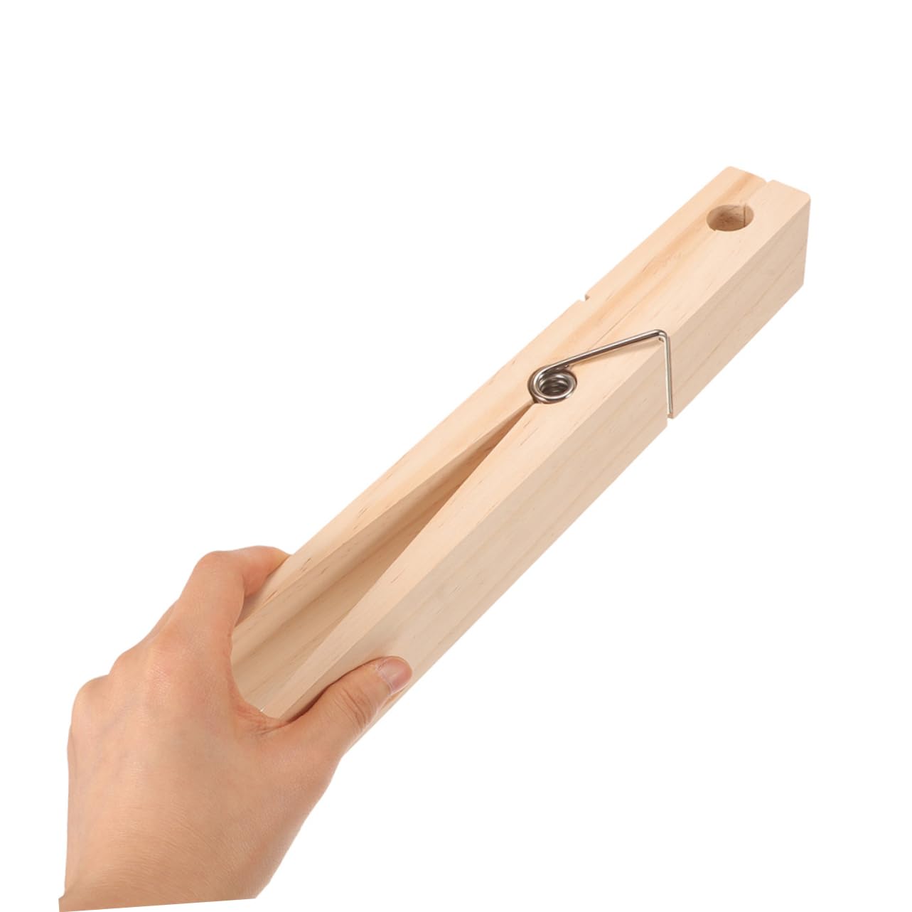 2pezzi Mollette Giganti in Legno per Asciugamani per Bagni e Lavanderie Mollette Rustiche per Decorazioni Fai da Te Utilizzabili Aperto per Appendere Guanti o Opere d Arte