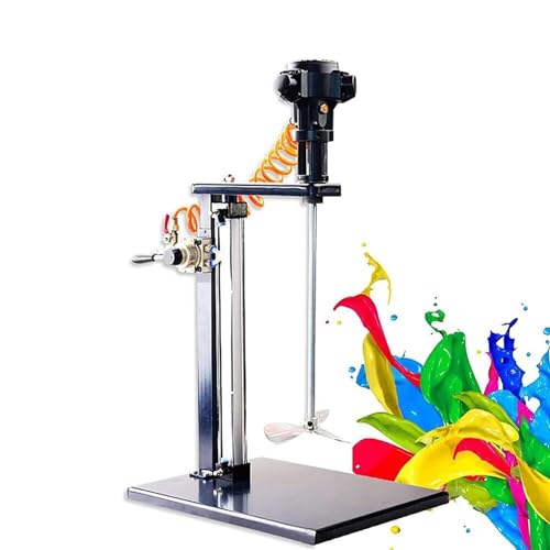 Pneumatic Paint Stirring Machine Bracket Agitator, 5 Gal/20L Stainless Steel Vertical Mixer for Paint, Efficient Air Stirrer for Industrial Use