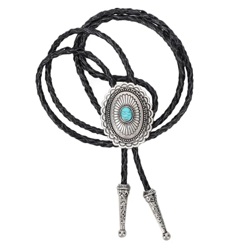 Image of Bolo Tie for Women Men, Western Bolo Tie Rodeo Cowgirl Cowboy Tie Bolo Ties Cowboy Accessories for Men Women