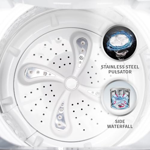 Image of SHARP 11 kg Fully Automatic Top Load Washing Machine with Toughened Glass (ES-T110N-BK, Color - Black, Soft Close, Hot & Cold Water Dual Inlet, Add Laundry)