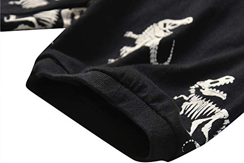 Image of Koian Little Boys Short Pajamas Sets Glow In The Dark Toddler PJS Cotton Kids Sleepwears