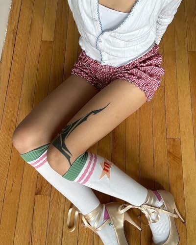 Image of Yuemengxuan Women Y2k Ruffle Shorts Ruched Plaid Shorts Micro Shorts Pajama Bottoms Y2k Cute Fairy Lace Edge Pettipants