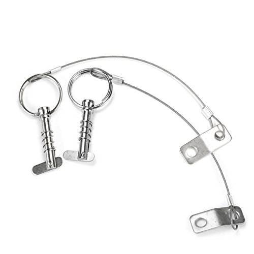 MIZUGIWA Bimini Top Release Pin w/Drop Cam & Spring 1/4