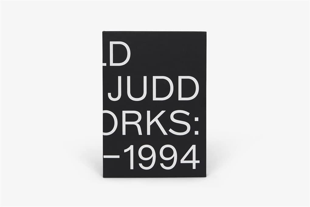 Donald Judd Artworks: 1970–1994: 1970–1994