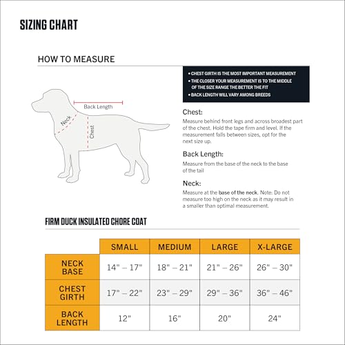 Carhartt, Herren, Firm Duck Insulated Dog Chore Coat, Carhartt Braun, S