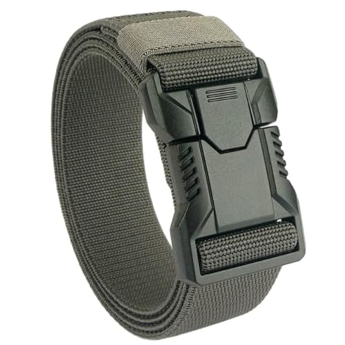 Men'S Canvas Belts Sport Style, Quick Release Plastic Buckle, Casual Training And Jeans Belts