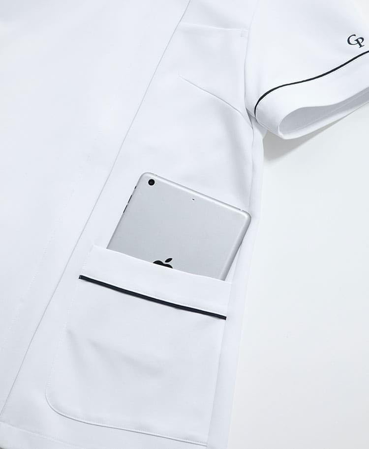 [Classico]671 ジェラート ピケ＆クラシコ:パイピングスクラブトップス