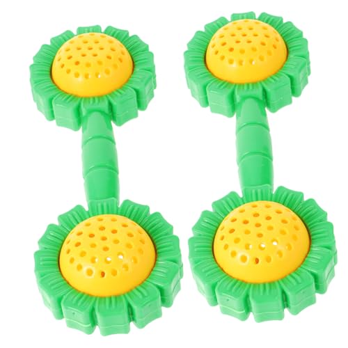 Kisangel 2pcs Barbell Dumbbells Lightweight Exercise Weights for Preschool Arm Coordination Kindergarten Play for Physical Activity Healthy Fun