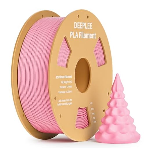 ⚡ DEEPLEE PLA 1.75mm 3D Printer Filament, Dimensional Accuracy +/- 0.02mm, Neatly Wound, No Clogging, Vacuum Package, Fits for Most FDM 3D Printers, 1kg Pink