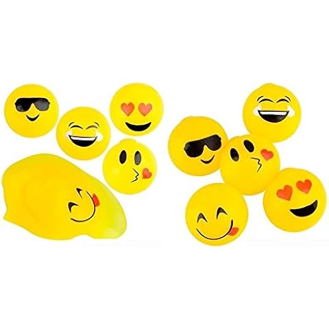 DISCOUNT PARTY AND NOVELTY 6 Emoji Emoticon Splat Balls TM Cover