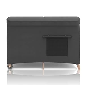 Pack and Play Blackout Cover, Playpen Net, Blackout Crib Tent, Up to 41” x 32”, Black, Breathable Mesh, Baby Pen Netting…