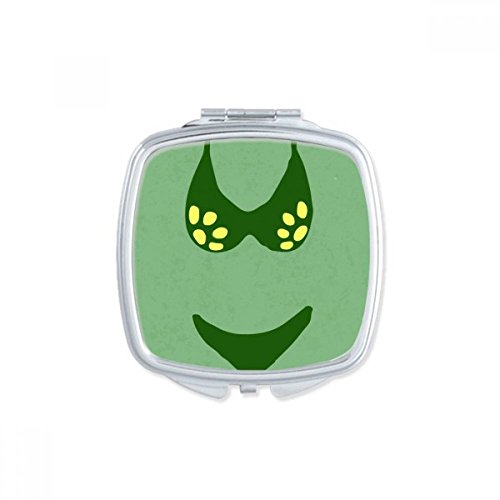 Miroir compact carré math chat portable pour maquillage de précision