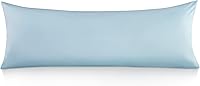 Vista 9 de Oubonun Funda de almohada corporal 100% algodón - 800 hilos/21x54, absorbente de humedad y transpirable, funda de almohada corporal de hotel premium