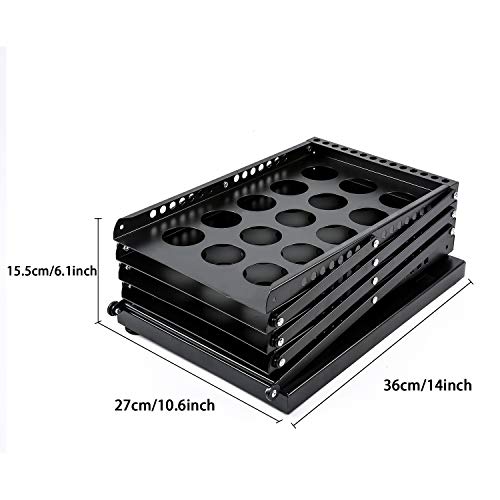 Polmart Brochure Magazine Catalog Literature Display Rack, 4 Pockets #TOP4