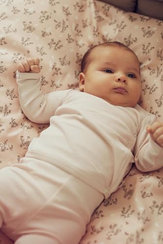 Organic Cotton Rib Cardigan with Cross Closure | Baby Sweater with Snap-Buttons, Machine Washable Baby Cardigan3