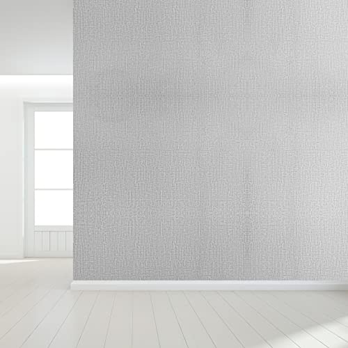 Housoutil Rolo de papel de parede de textura de linho faça você mesmo papel de parede de cozinha bac