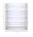 FORTESSA Jupiter Beaded Hobnail Glass Vintage Themed Drinkware Set, 10 Ounce Double Old Fashioned Glass (Set of 6), Dishwasher-Safe, Clear