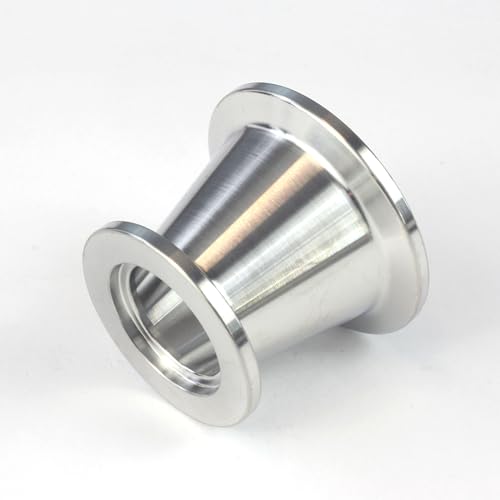 Image of HFS(R) 1.5'' Tri Clamp to KF25 Adapter, Flange to Tri Clamp Adapter Stainless Steel 304