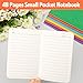 10 Pack Mini Composition Notebook Bulk, Small Pocket Notebook 3.5 Inch x 5.5 Inch, Colored Composition Notebook Wide Ruled, 10 Colors 24 Sheets (48 Pages) for Traveler, Students, School Supplies