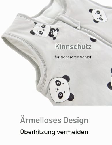 Chilsuessy Baby Schlafsack mit Füße 2.5 Tog Ganzjahres Schlafsack (CPC-Zertifizierung) Baby Schlafsäcke Babyschlafsack mit Beinen für… – Ansicht 2