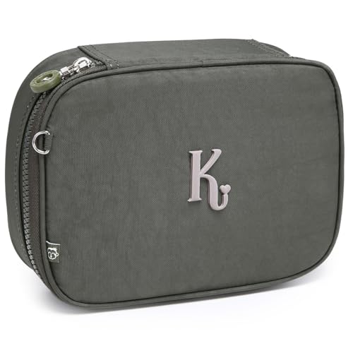 Estojo Box Organizador Kika Escolar Quadrado Grande Feminino (Verde)